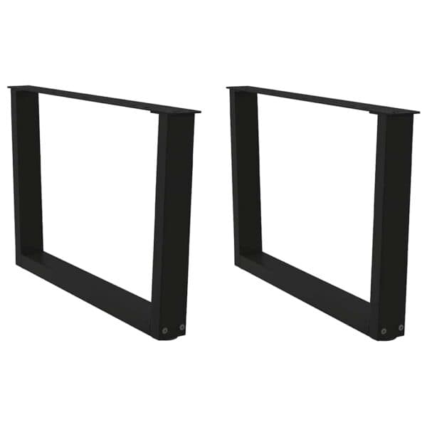Eettafelpoten 3 St V-Vormig 80X(72-73,3) Cm Staal