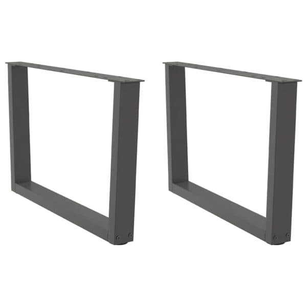 Eettafelpoten 3 St V-Vormig 80X(72-73,3) Cm Staal