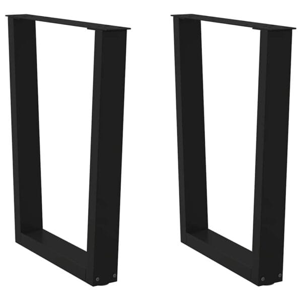 Eettafelpoten 3 St V-Vormig 80X(72-73,3) Cm Staal