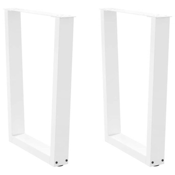 Eettafelpoten 3 St V-Vormig 80X(72-73,3) Cm Staal