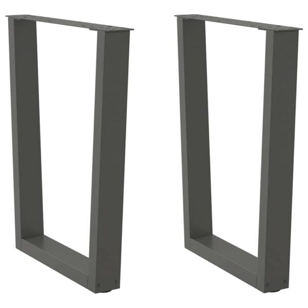 Eettafelpoten 3 St V-Vormig 80X(72-73,3) Cm Staal
