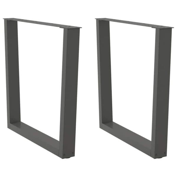 Eettafelpoten 3 St V-Vormig 80X(72-73,3) Cm Staal