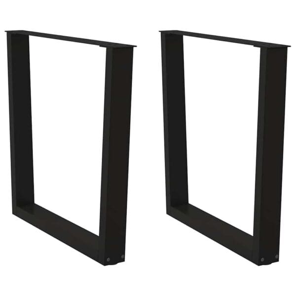 Eettafelpoten 3 St V-Vormig 80X(72-73,3) Cm Staal
