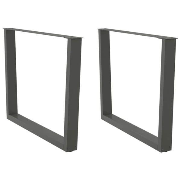 Eettafelpoten 3 St V-Vormig 80X(72-73,3) Cm Staal