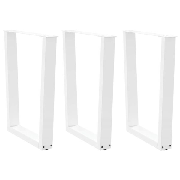 Eettafelpoten 3 St V-Vormig 80X(72-73,3) Cm Staal