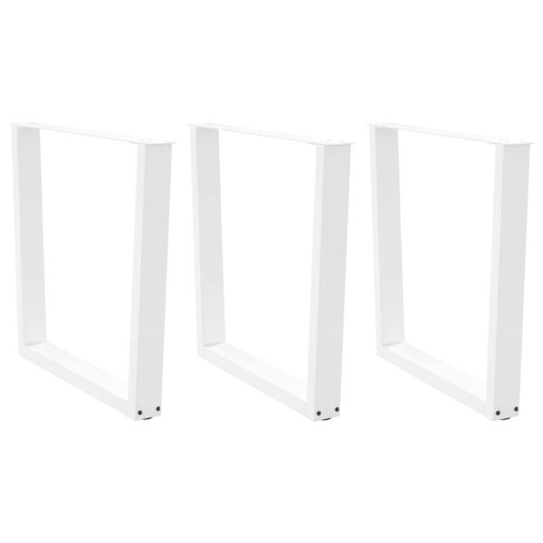Eettafelpoten 3 St V-Vormig 80X(72-73,3) Cm Staal