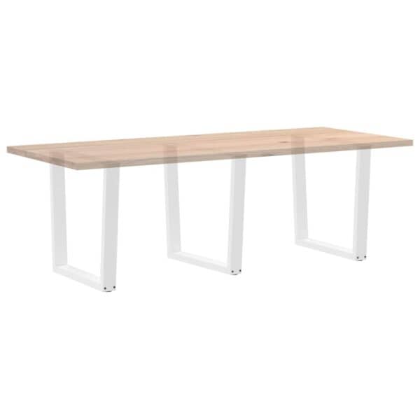 Eettafelpoten 3 St V-Vormig 80X(72-73,3) Cm Staal