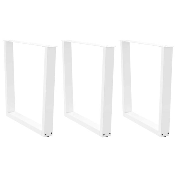 Eettafelpoten 3 St V-Vormig 80X(72-73,3) Cm Staal