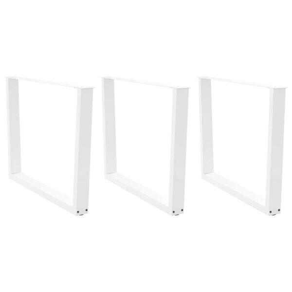 Eettafelpoten 3 St V-Vormig 80X(72-73,3) Cm Staal