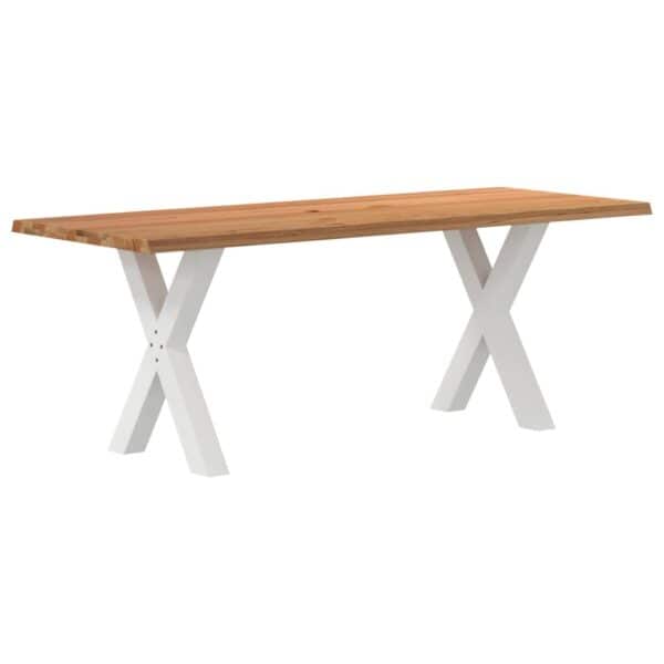 Eettafel Met Natuurlijke Rand Massief Eikenhout