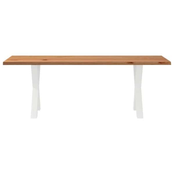 Eettafel Met Natuurlijke Rand Massief Eikenhout