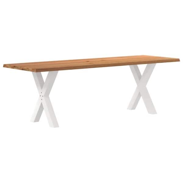 Eettafel Met Natuurlijke Rand Massief Eikenhout