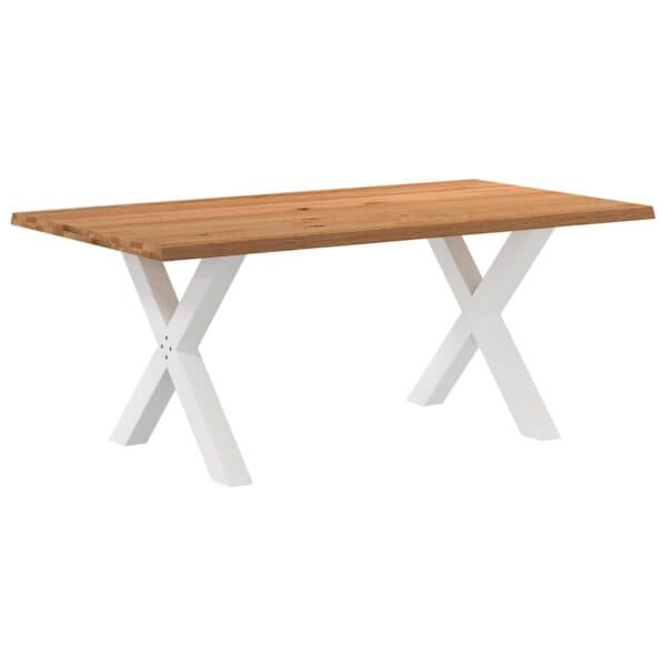 Eettafel Met Natuurlijke Rand Massief Eikenhout