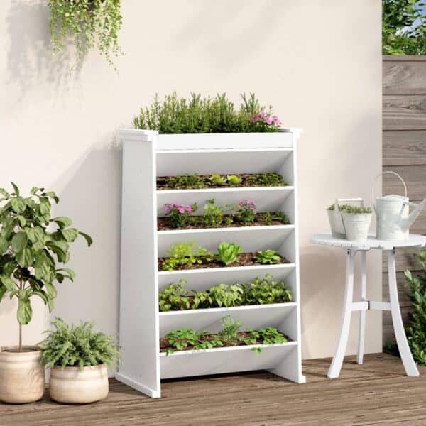 Kruidenbak 6-Laags 69X40X101,5 Cm Massief Grenenhout
