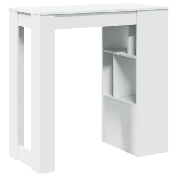 Bartafel Met Rekken 102X50X103,5 Cm Bewerkt Hout