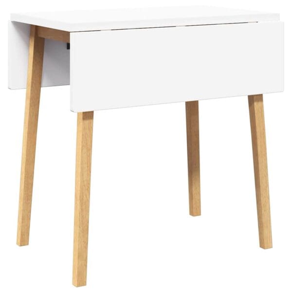 Eettafel Massief Hout Rubber