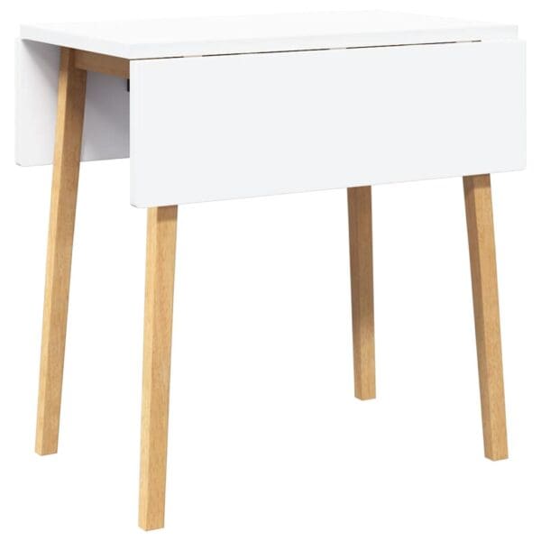 Eettafel Massief Hout Rubber