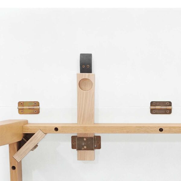 Eettafel Massief Hout Rubber