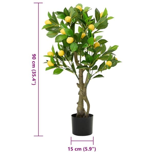Kunstcitroenboom 234 Blaadjes Groen