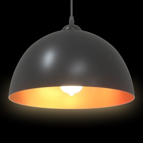 Hanglampen 2 St In Hoogte Verstelbaar E27 30 Cm Metaal