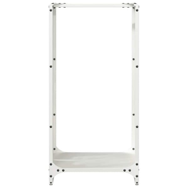 Brandhoutrek 40X30X80 Cm Koudgewalst Staal Wit