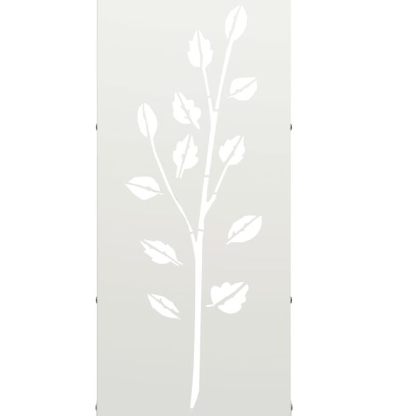 Brandhoutrek 40X30X80 Cm Koudgewalst Staal Wit
