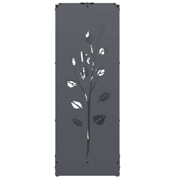 Brandhoutrek 40X30X80 Cm Koudgewalst Staal Antraciet
