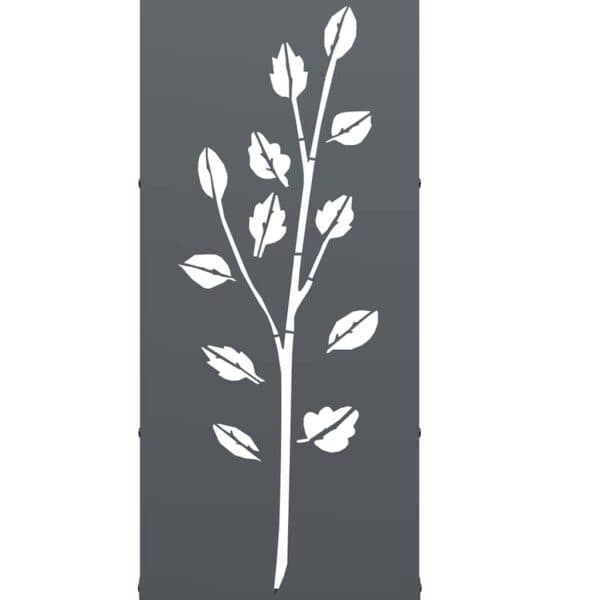 Brandhoutrek 40X30X80 Cm Koudgewalst Staal Antraciet