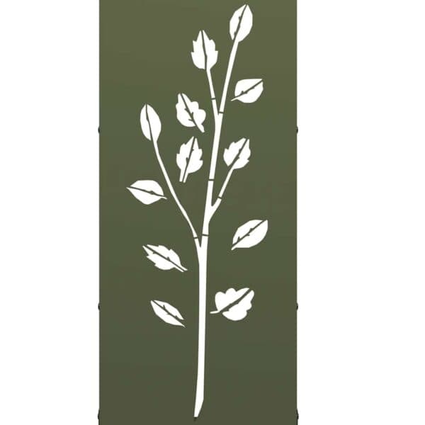 Brandhoutrek 40X30X80 Cm Koudgewalst Staal Olijfgroen