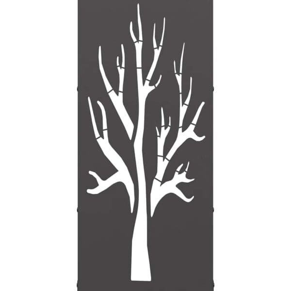 Brandhoutrek 40X30X80 Cm Koudgewalst Staal Zwart