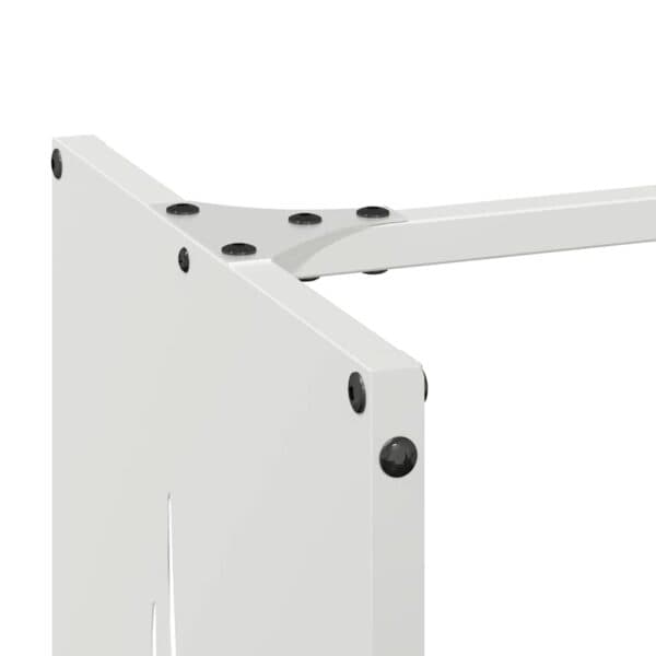 Brandhoutrek 40X30X80 Cm Koudgewalst Staal Wit