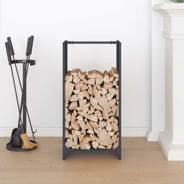 Brandhoutrek 40X30X80 Cm Koudgewalst Staal Antraciet