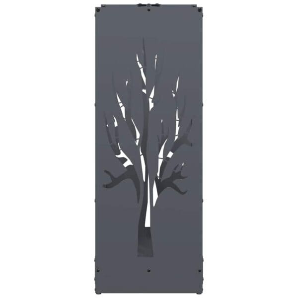 Brandhoutrek 40X30X80 Cm Koudgewalst Staal Antraciet