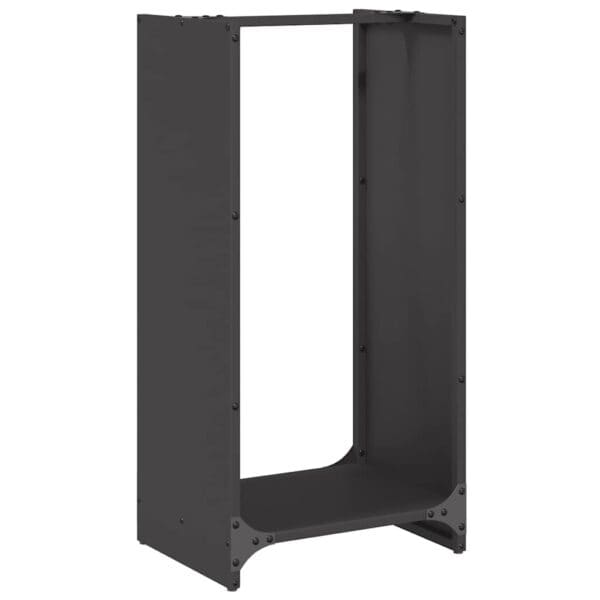 Brandhoutrek 40X30X80 Cm Koudgewalst Staal Zwart
