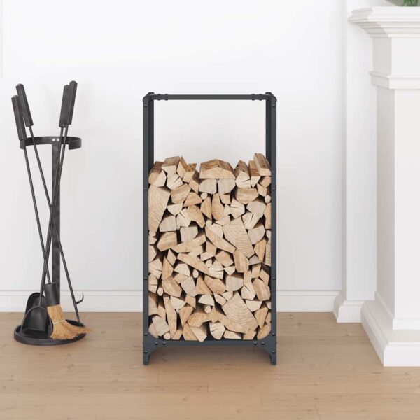 Brandhoutrek 40X30X80 Cm Koudgewalst Staal Antraciet