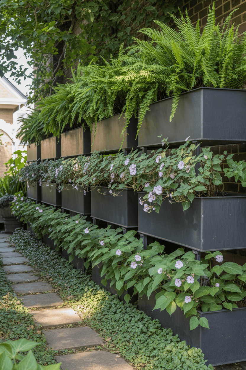 dubbele-rij-muur-plantenbakken-gebruikt-als-natuurlijke-tuinafscheiding