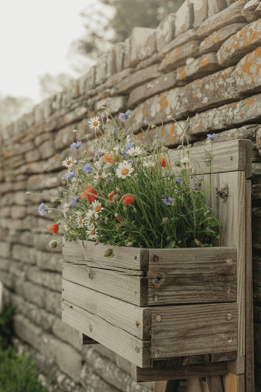 Muur plantenbak inspiratie