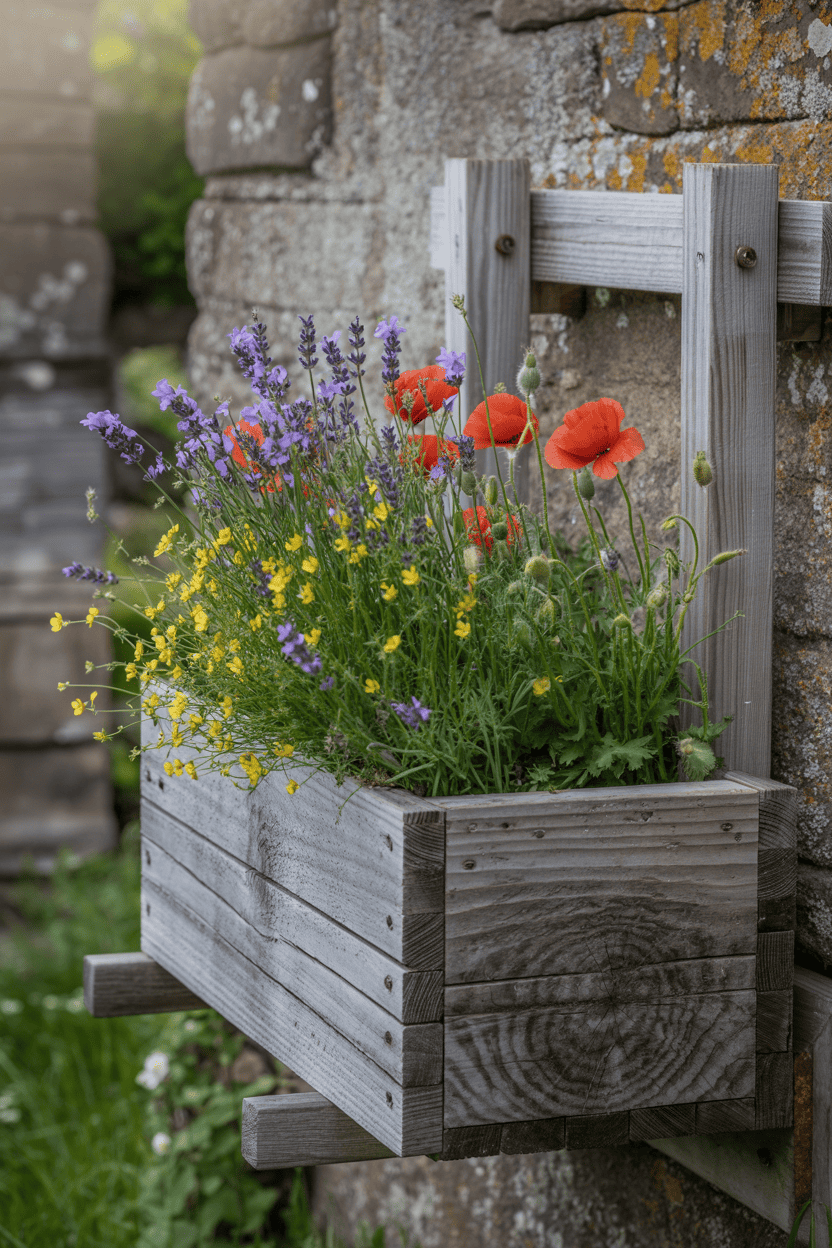 Muur plantenbak inspiratie