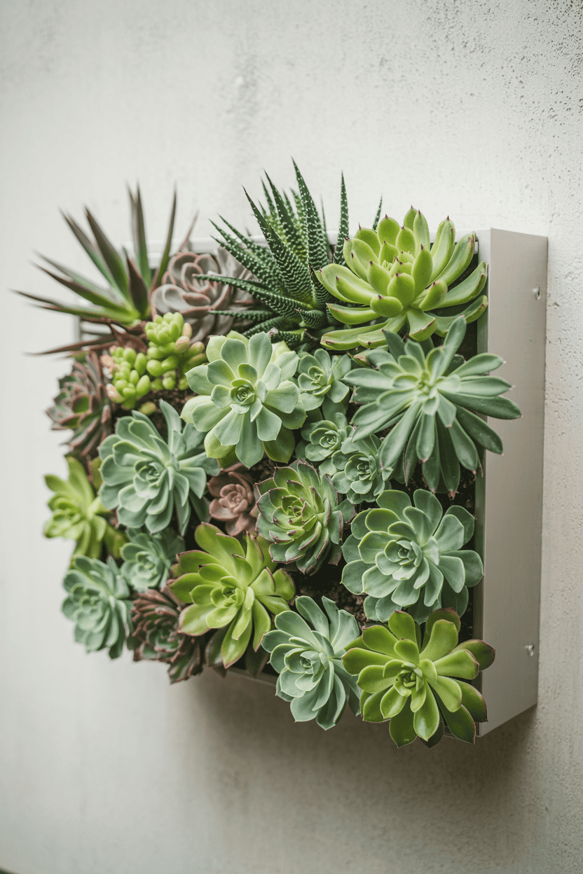 Muur plantenbak inspiratie