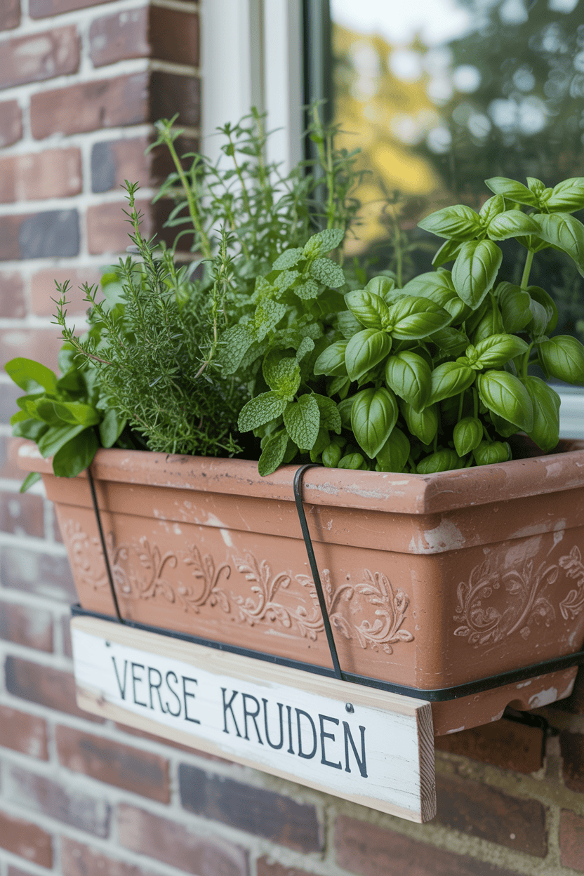 Muur plantenbak inspiratie