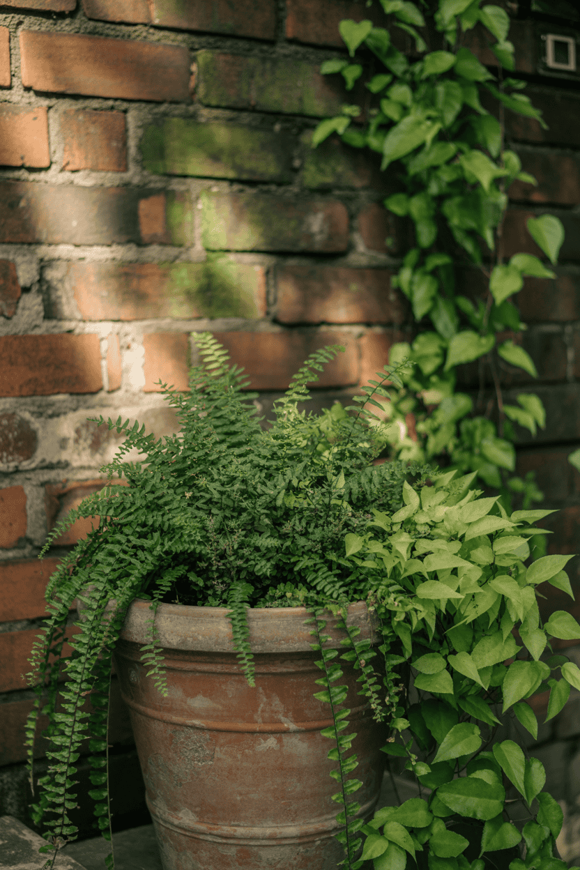 Muur plantenbak inspiratie
