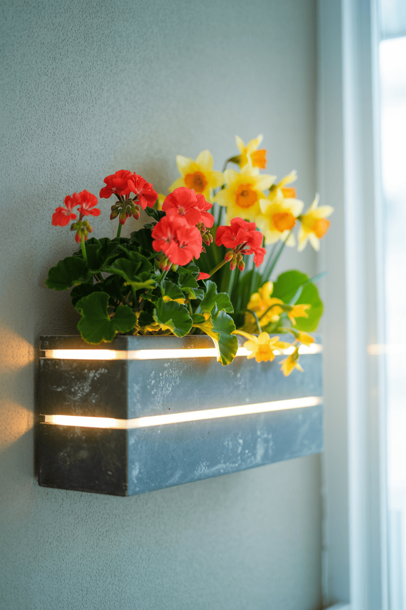 Muur plantenbak inspiratie