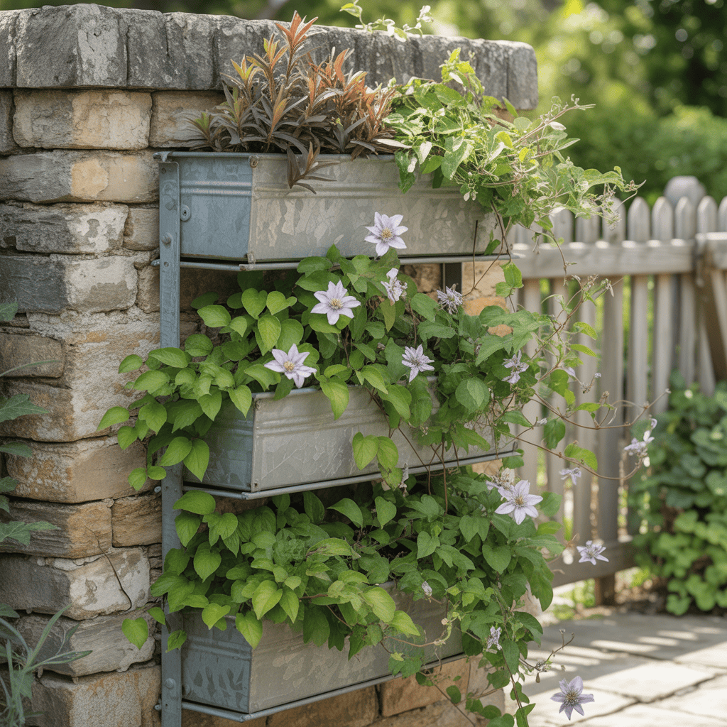 Muur plantenbak inspiratie