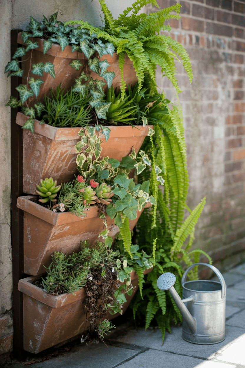 Muur plantenbak inspiratie