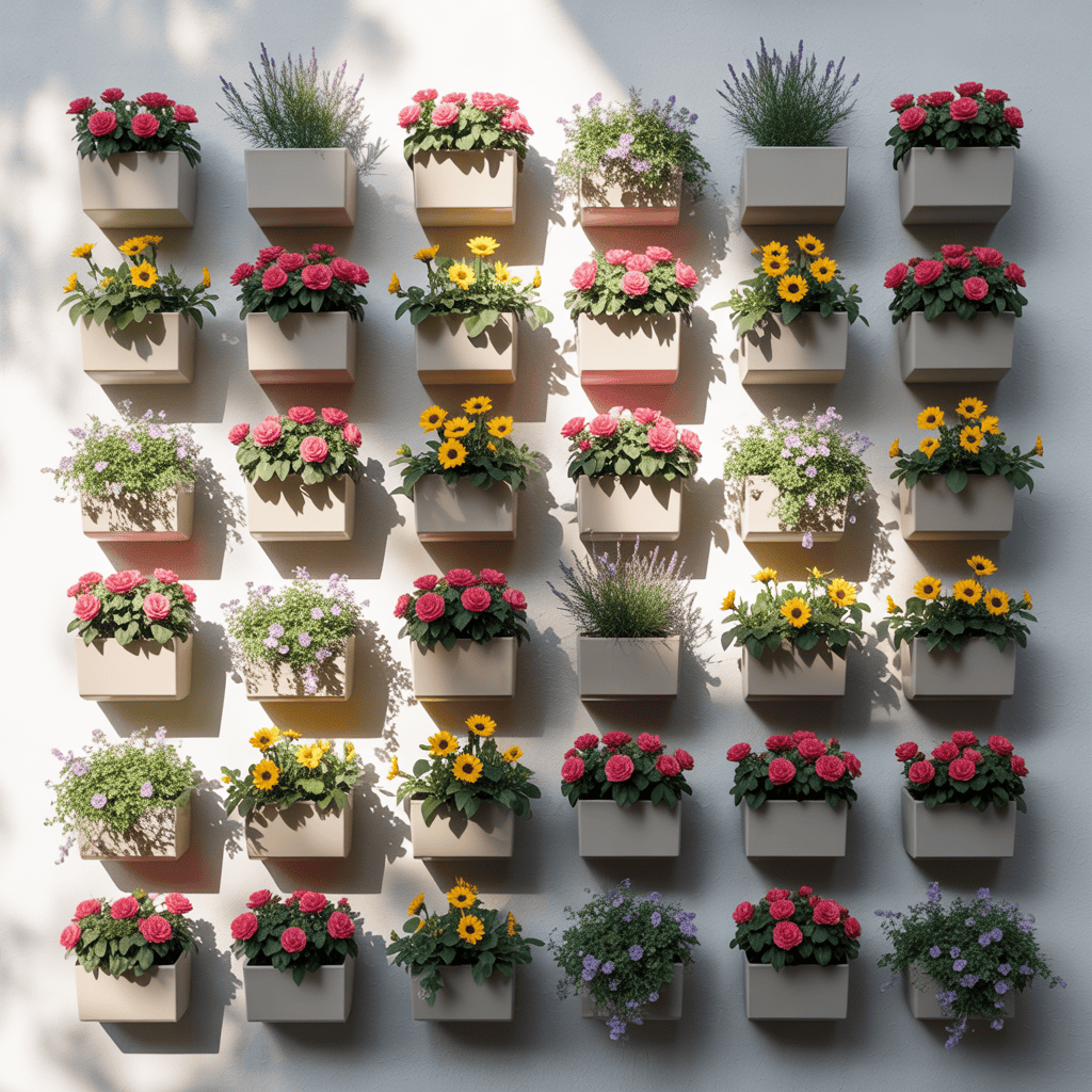 Muur plantenbak inspiratie